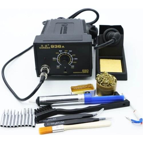 Free shipping Newest 60W 220V GORDAK 936A BGA SMD Rework Station Irons Soldering Station soldering Iron with kits