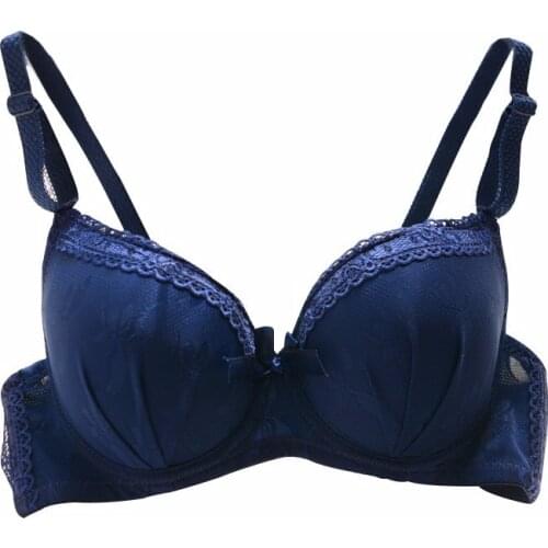 High Quality Trusted Girls Lace Bralette Bra Push Up Bras Sexy Deep V-Neck Solid Solid Fit Ladies-Straps Comfort Bra