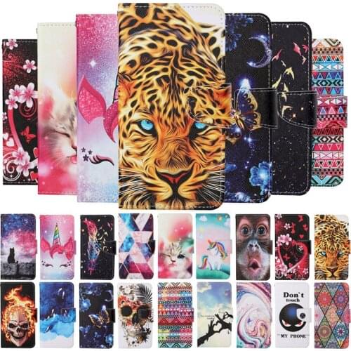 Flip Wallet Leather Phone Case For Xiaomi Redmi Note 9 Pro Case 3D Card Holder Stand Book Cover Painted Bag Cell Shell