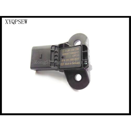 XYQPSEW For Audi A4 Volkswagen Beetle Sensor Intake Manifold Air Pressure OEM 0 261 230 235,0261230235,03C 906 051F,03C906051F