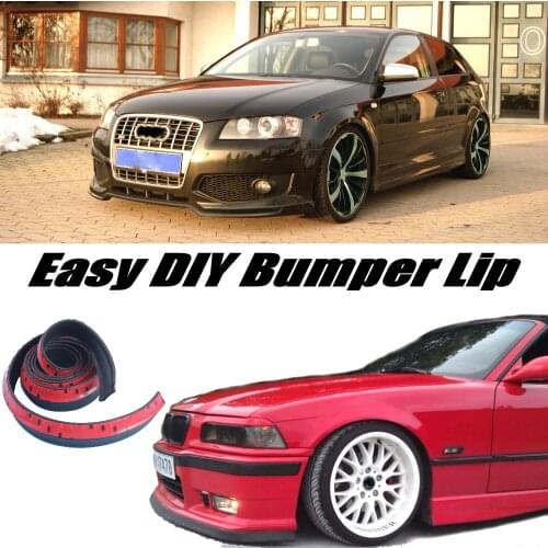Bumper Lip Deflector For Audi A3 S3 RS3 1996~2016 / Front Skirt Spoiler For Car Tuning / STIG Recommend Body Kit Strip
