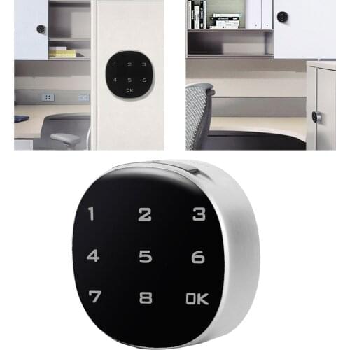 Electronic Door Lock, 8 Password High Security Drawer Cabinets Smart Digital Lock Safety Keyless Lock