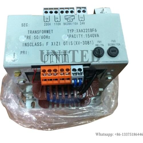 Escalator Transformer 50/60Hz Capacity 1540VA XAA225BF6