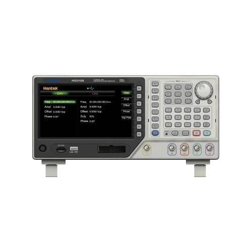 Hantek HDG2002B 2CH 5MHz 250MSa/s DDS Function Signal Arbitrary Waveform Generator 64M Memory Depth USB 800x480 16CH Output