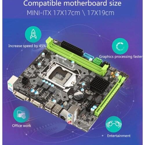 JX01 SECC Mini ITX HTPC Chassis Game Computer Case Box Desktop PC Enclosure