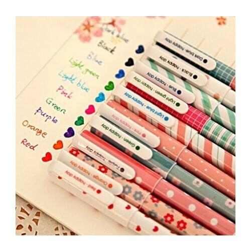 Sweet colorful gel pen for writing,gift stationery supplies(ss-1083)