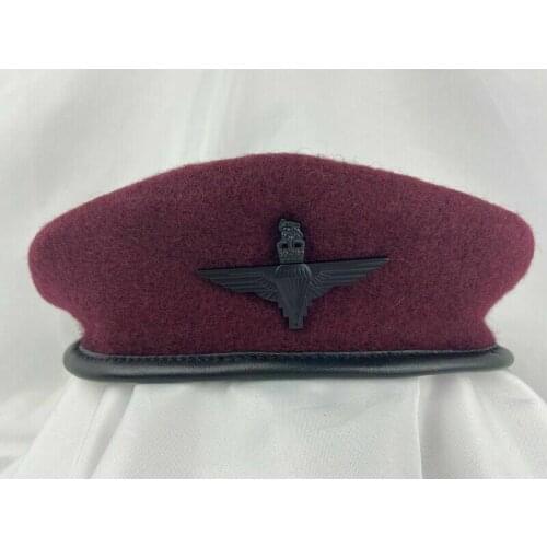 Parachute Regiment Red Devils WWII UK Army British Black Badge Beret Hat armyshop2008