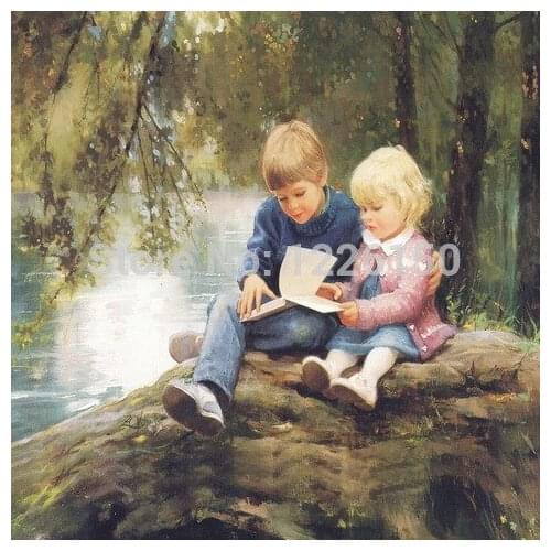 Nature scenic backdrop newborn photography background 5x7ft ,hand painted weddings backdrops ,muslin backgrounds children12-90