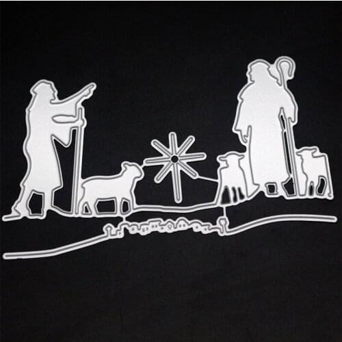 SCD1149 Worship Cross Metal Cutting Dies For Scrapbooking Stencils DIY Album Cards Decoration Embossing Folder Craft Die Cuts