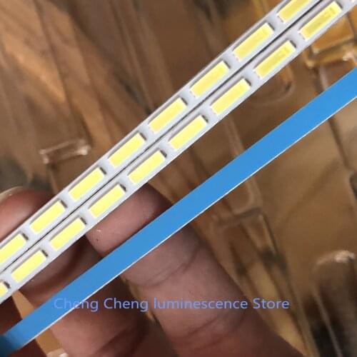 4Pieces/lot 466mm LED Backlight Lamps strip Aluminum plate w/ Double-sided adhesive For 41.6 inch LCD Monitor High light