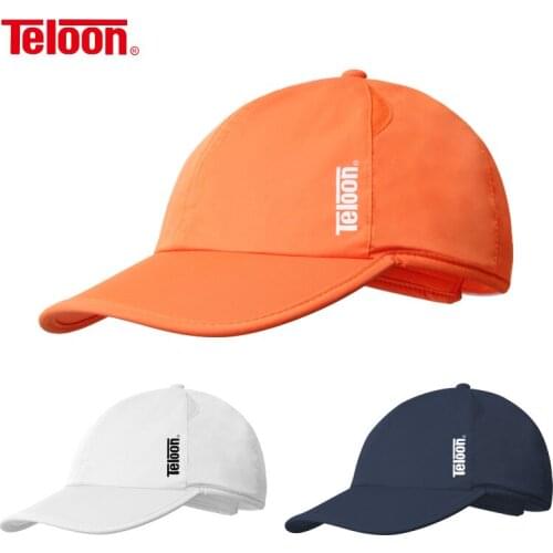 Teloon Tennis Cap Thin Type for Men and Women Sunshade Breathabale Sun-proof Sports Peaked Caps K028SPA