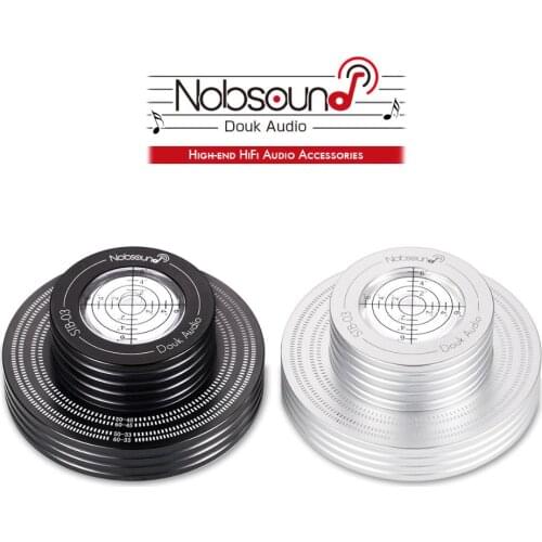 Nobsound Hi-End Hi-Fi LP Vinyl Disc Stabilizer 50/60Hz Tachometer Record Weight Turntable Bubble Level