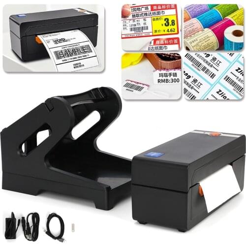 110V/220V 4x6 Direct Thermal High Speed Shipping Label Printer with USB Bluetooth