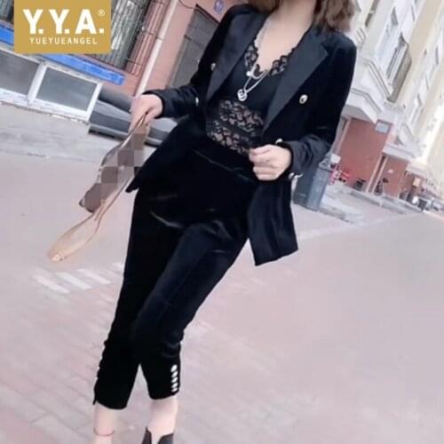 Женские офисные брючные костюмы YueYueAngel China At AliExpress