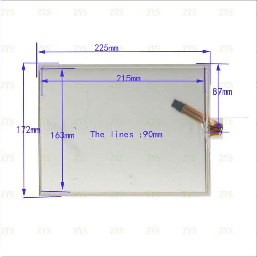 ZhiYuSun LST10401A 4 line capacitive 225*172mm touch screen panel glass this is compatible 225*172