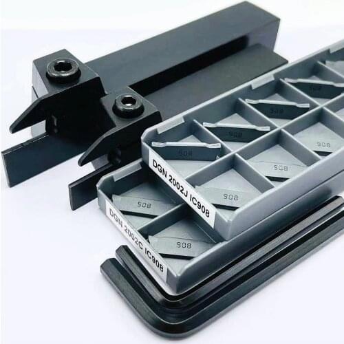 10PCS DGN3003J / 3003C IC908 High quality CNC carbide insert grooving tool DGN 3003J IC908 for cutting tool lathe parts tool