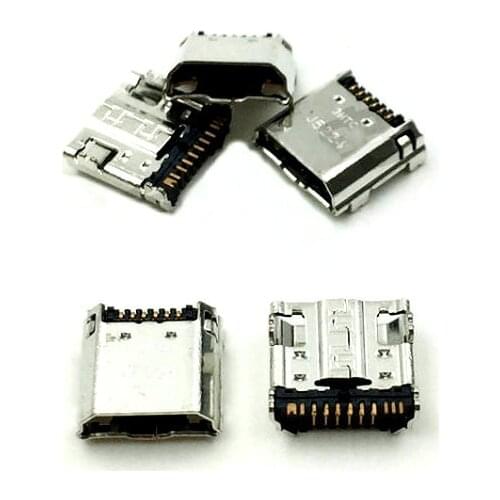 10pcs/Lot ,Micro USB Plug Charging Port Connector Socket For Samsung Tab 3 7.0 I9200 I9205 P5200 P5210 T210 T211 T311 I9208