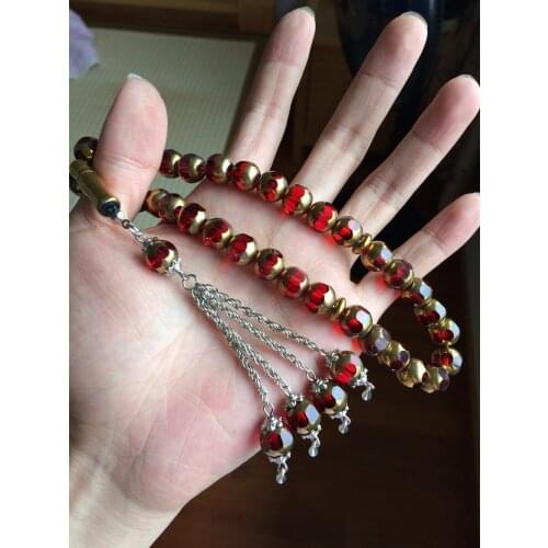 Free shipping muslim gift 33 tasbih misbaha tasbeeh masbaha tesbih prayer beads rosary islam gifts