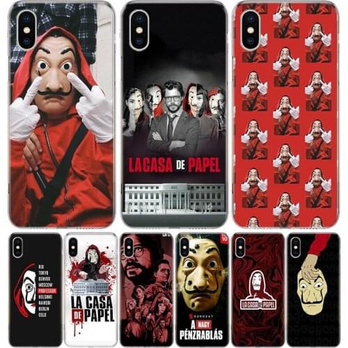 La Casa de papel Phone Case for Apple iphone 11 12 Mini Pro XR X Xs Max 7 8 6 6s Plus 7G 6G 5G 5S 5 SE + Customize Cover Coque