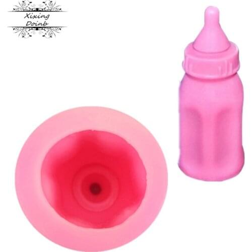 Baby bottle shaped silicone soft candy mold cake decorating tool Candy Chocolate Mold Candle Mold