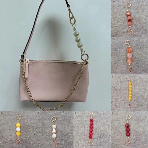 1 Pc 13cm Pearl Purse Chain Strap Extender for Cross-Body Shoulder Bag Handbag DIY Purse Replacement Charms Bag Accessories