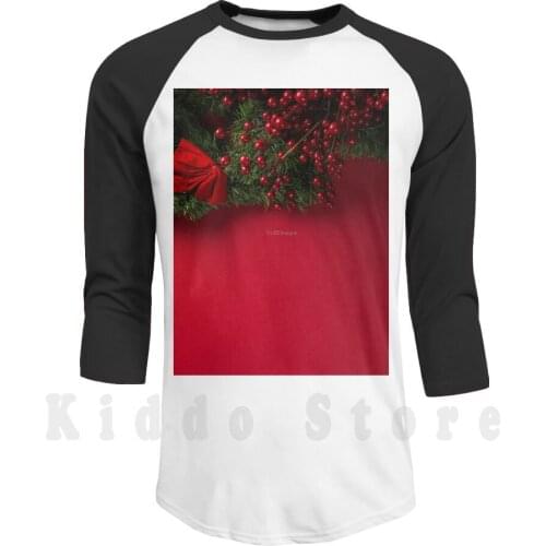 Red And Green Mistletoe Decoration hoodie long sleeve Mistletoe Christmas Winter Holiday Christmas Tree