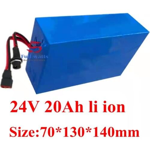 24v 20Ah lithium battery li-ion 20ah BMS 7S for electric bike 250w 350w 500w wheelchair scooter equipment +3A charger