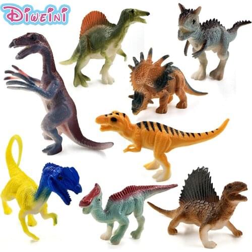 Simulation Tyrannosaurus Rex Triceratops Dinosaur animal model figures home decor decoration accessories Figurine Kids Gift toys