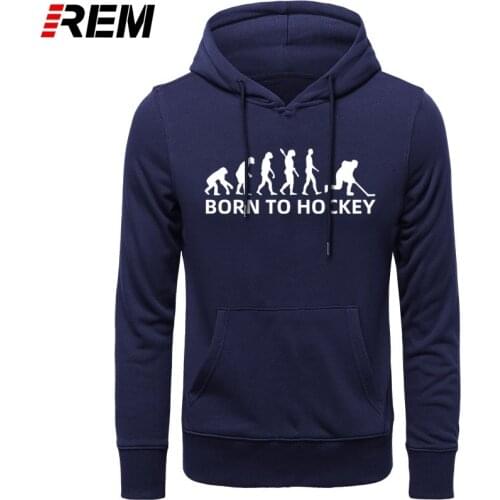 Mens Long Sleeve Custom Cotton Big Size Bottoming Rock Style Born To Hockey Evolution For Men High Quality Hoodies, Sweatshirts