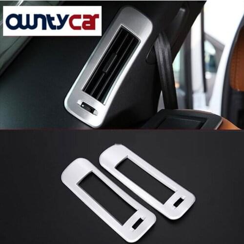 For Land Rover Discovery Sport ABS Chrome C Pillar AC Outlet Vent Cover Trim Sticker Auto Parts Car-Styling 2015