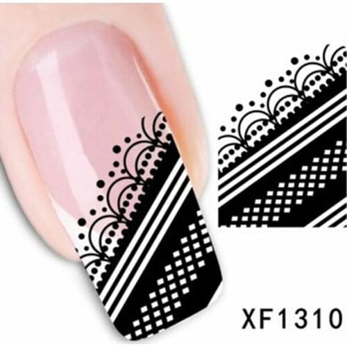 Nail Stickers Valentines Day Eye Line Series Water Transfer Paper Decal Fashion Manicure Art DIY Decorations
