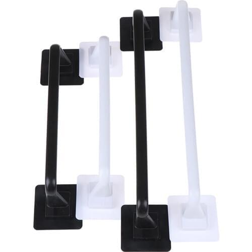 Size L S Self Adhesive Wall Mounted Bathroom Towel Bar Shelf Rack Holder Toilet Roll Paper Hanging Hanger
