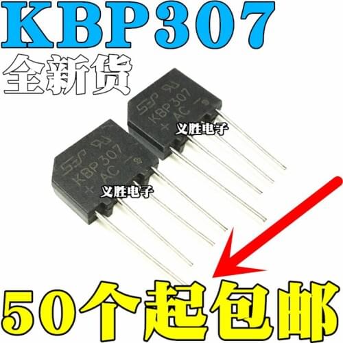 New KBP307 3A700V SEP Bridge Rectifier Bridge Stacking