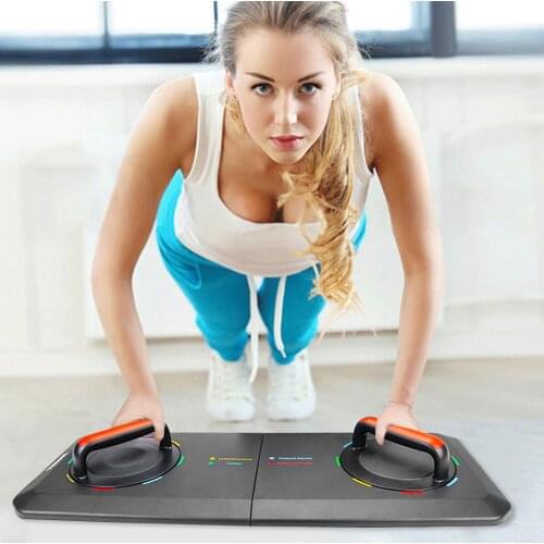 360 Degree Smart Push Up Bar Upgraded Workout Push Up Board Non-slip Stitching Push-up Fitness Frame Home Strength Training Tool