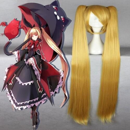 BlazBlue Alter Memory Cosplay Wig Rachel Alucard Cosplay Wigs Heat Resistant Synthetic Halloween Carnival Rabbit Harlequin Wig