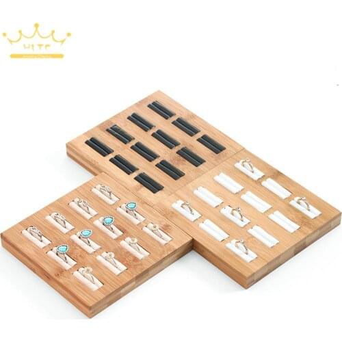 Jewelry Display Tray Ring Display Stand Square Jewelry Tray Ear Stud Display Rack