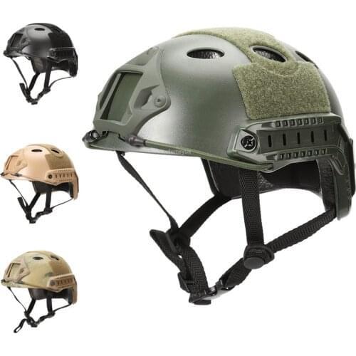 Half-covered Tactical Helmet Fast PJ Military Airsoft Paintball Protective Helmet Lightweight Shooting Hunting Sports Helmets