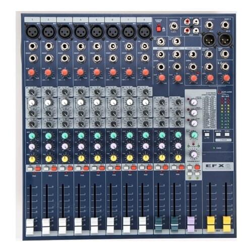 EFX8 professional stage effect performance mixer 8 channel 12 channel 16 channel Mixer console