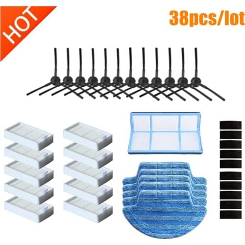 HEPA Filter Side Brush Primary Filter Mop Cloth for ilife v55 pro Robotic Vacuum Cleaner parts chuwi ilife v55 pro accessories