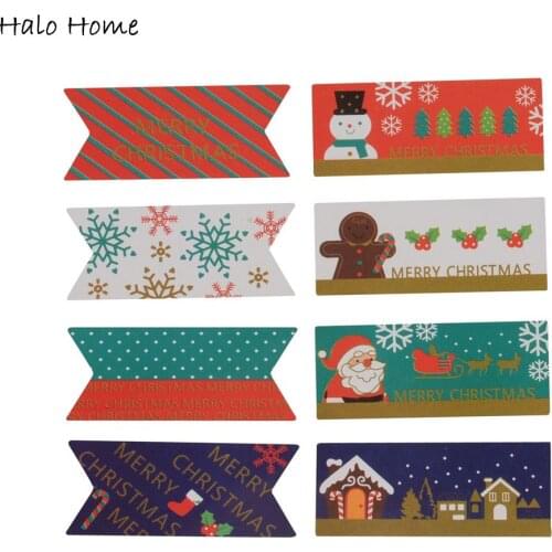 Mixed Hot Christmas theme Paper Sealing Labels Stickers Gift Envelopes Party Seals Box Card Making Photo Decoration Sealing