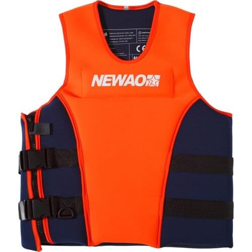 Adults Life Jacket Neoprene Safety Life Vest Survival Suit for Water Sports Skiing Swimming Fishing Boating Safety Life Vest