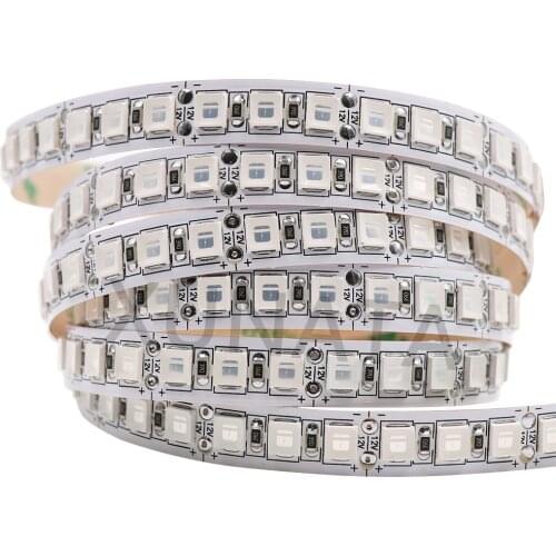 DC12V 5054 Led Strip 120Leds/m Waterproof IP67 IP65 IP21 Flexible LED Ribbon Tape Light Strip Natural 4000K Warm White 3000K 5m