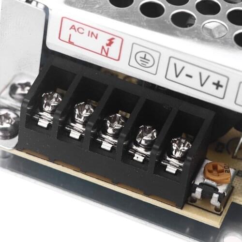 AC 100V~240V to DC 5V 5A 25W Voltage Transformer Switch Power Supply for Led Strip Drop shipping