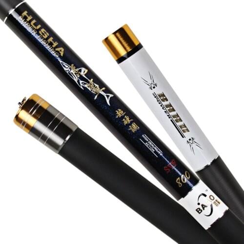 Lengthen High Carbon Fiber Fishing Rod Long Section 8-15m Pesca Carp Fishing Gear Stream River Seapole Power Hand Rod