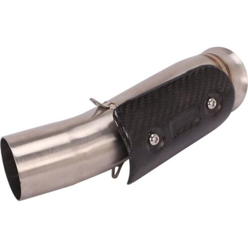 For KTM Duke 790 Exhaust Middle Pipe Escape Link Tube With Heat Shield Cover Modified Connecting Section Slip On Motorcycle