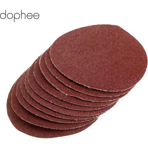 100mm Dremel Accesories Sanding Discs for Woodworking Sandpaper for Rotary Grinding Polishing Grit 60/80/120/180/240 10PCS