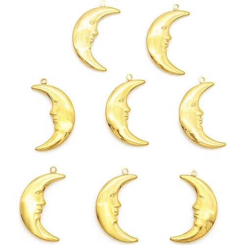 3pcs/lot 100% Stainless Steel Heart Sun Star Moon Pendant DIY Jewelry Charm Wholesale Findings OEM Design Custom Top Quality