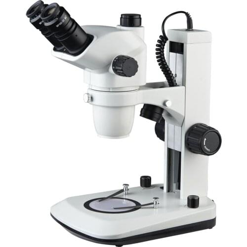 7X-45X Simul-focal Trinocular Zoom Stereo Microscope B9L Base Mobile Phone Repairing Microscopes