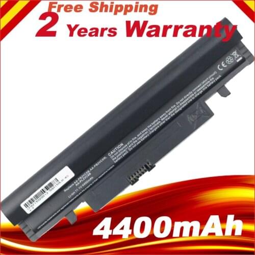 Laptop Battery for Samsung N102 N150 N143 N145 N250 N260 NP NT AA-PB2VC6B PB2VC6W PL2VC6W PL2VC6W/E PB3VC3B Black