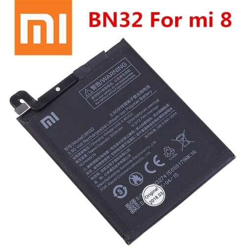 Xiao Mi Original BN32 Battery For Xiaomi BN32 Genuine Replacement Phone Battery 3300mAh With Free Tools